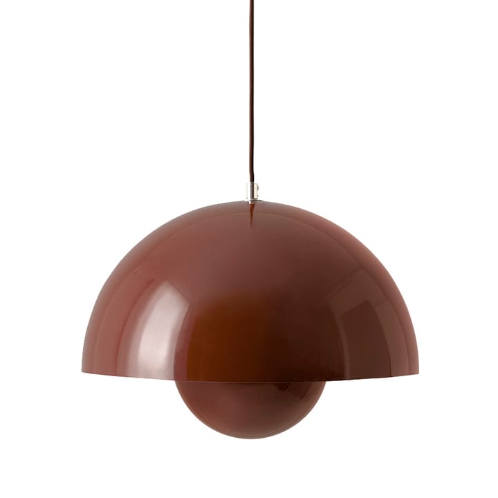 Flowerpot VP7 pendant lamp, red-brown &Tradition