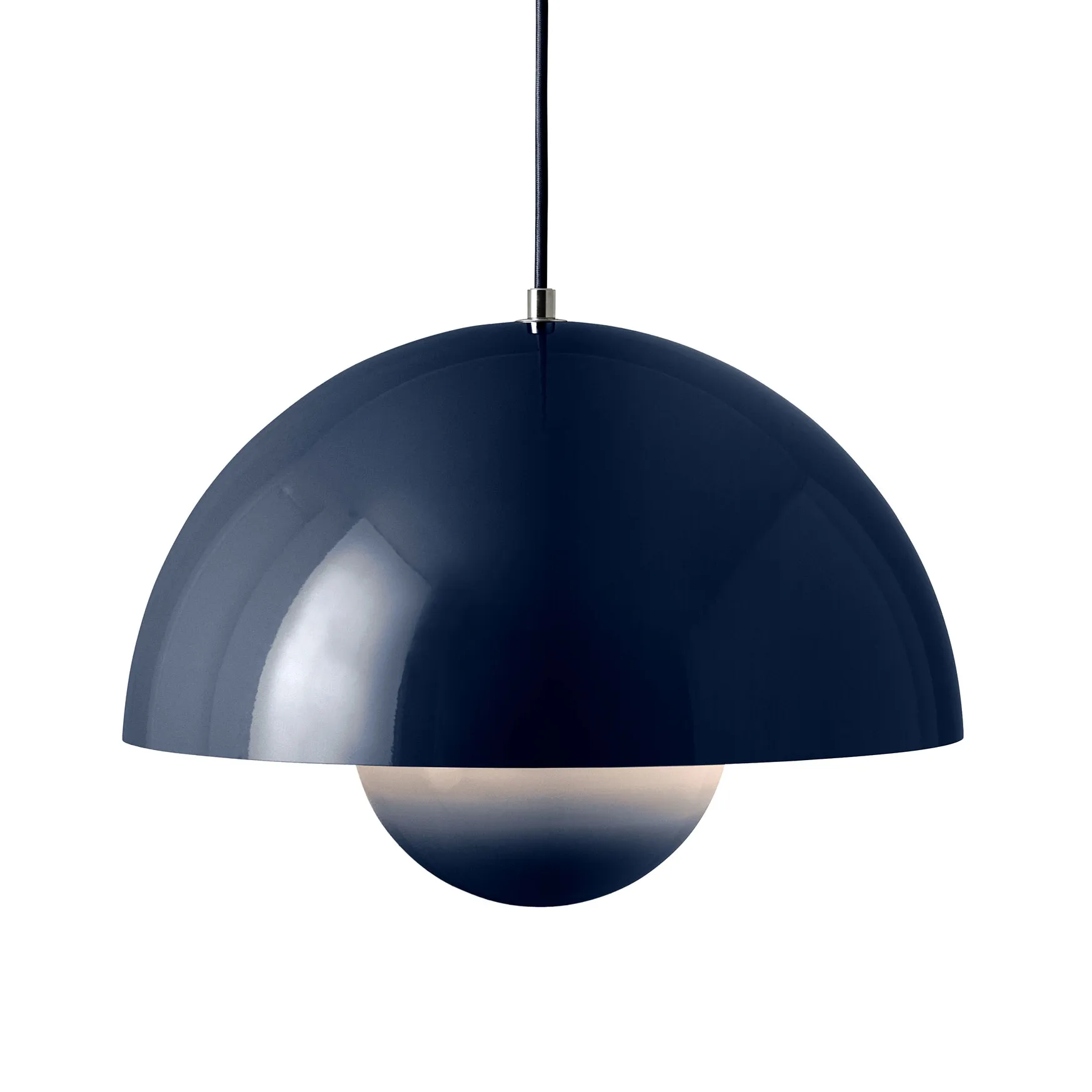 Flowerpot VP7 pendant lamp, Steel blue &Tradition