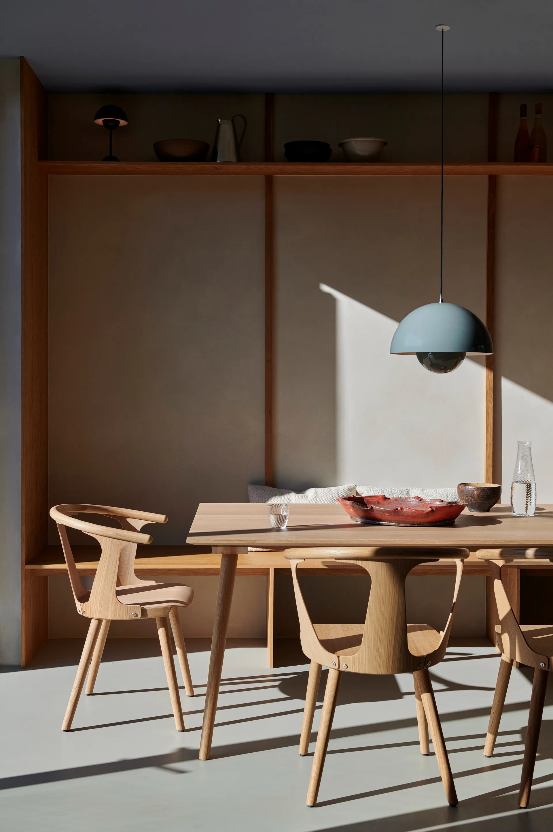 Flowerpot VP7 pendant lamp, Stone blue &Tradition