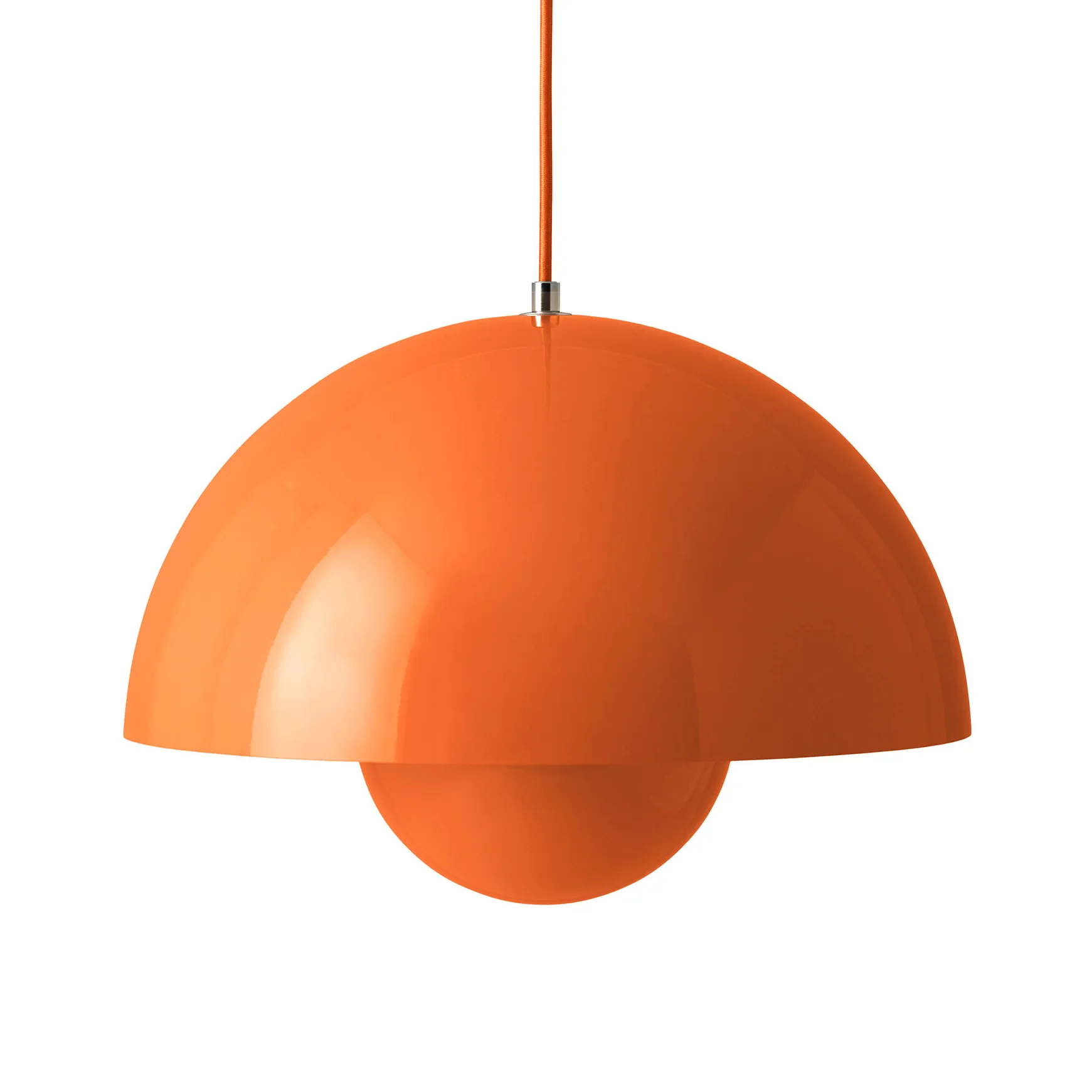 Flowerpot VP7 pendant lamp, Zesty orange &Tradition
