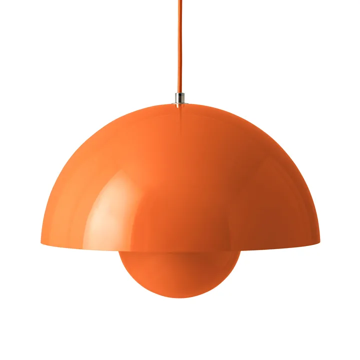 Flowerpot VP7 pendant lamp - Zesty orange - &Tradition