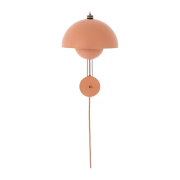 Flowerpot VP8 wall lamp - Beige red - &Tradition