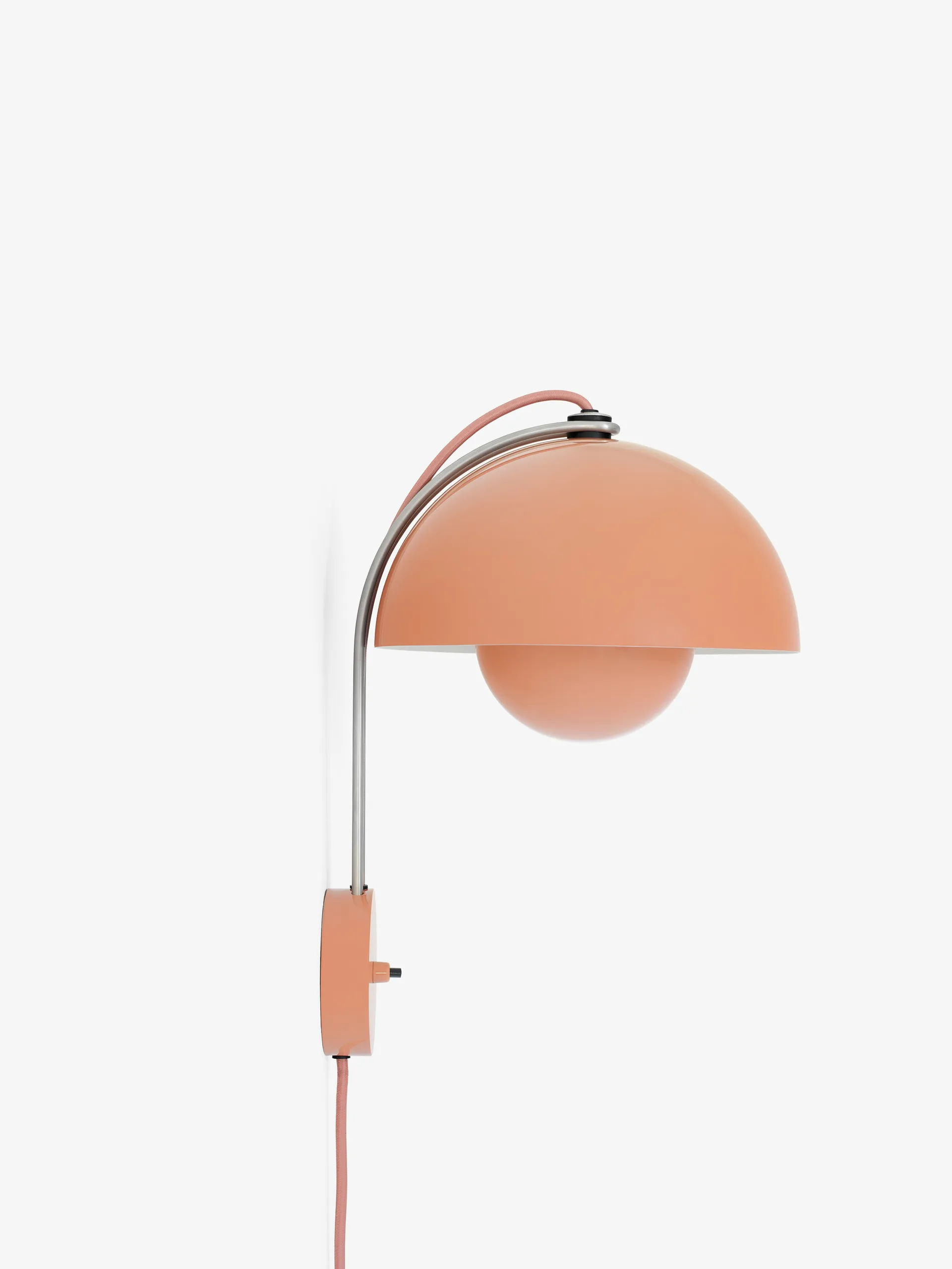 Flowerpot VP8 wall lamp, Beige red &Tradition