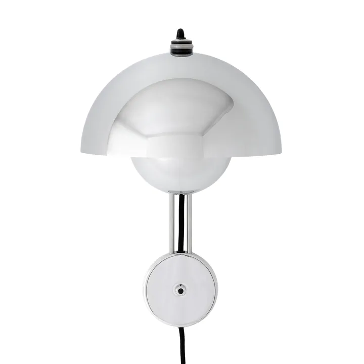 Flowerpot VP8 wall lamp - Chrome-plated - &Tradition