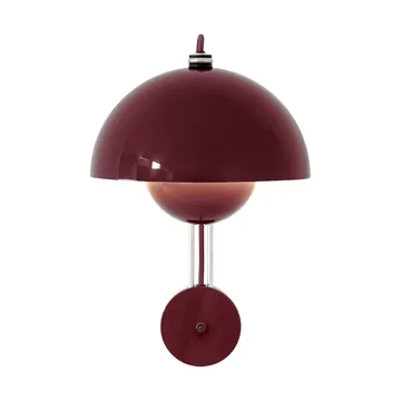 Flowerpot VP8 wall lamp - Dark plum - &Tradition