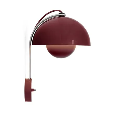 Flowerpot VP8 wall lamp - Dark plum - &Tradition