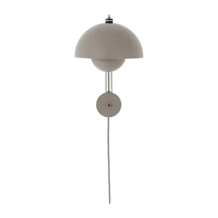 Flowerpot VP8 wall lamp - Grey beige - &Tradition