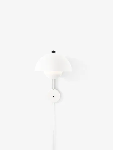 Flowerpot VP8 wall lamp - Matte white - &Tradition