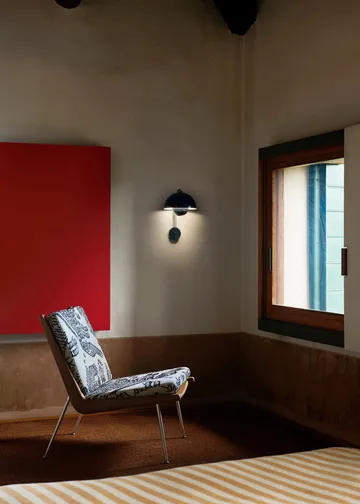 Flowerpot VP8 wall lamp - Steel blue - &Tradition