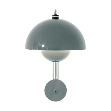Flowerpot VP8 wall lamp - Stone blue - &Tradition