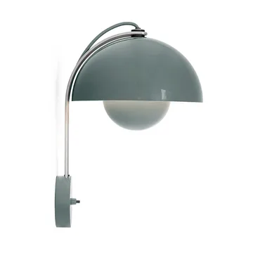 Flowerpot VP8 wall lamp - Stone blue - &Tradition