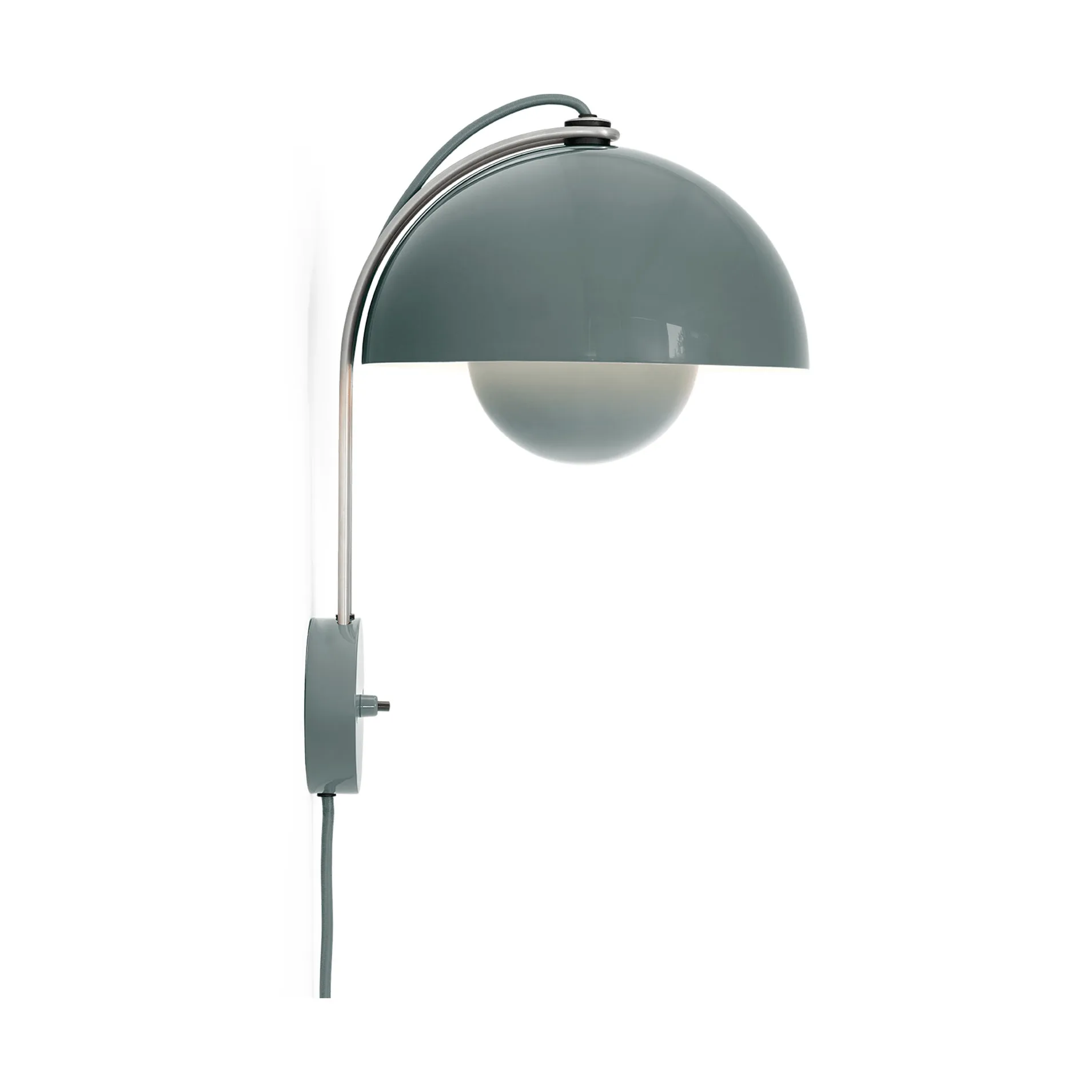 Flowerpot VP8 wall lamp, Stone blue &Tradition