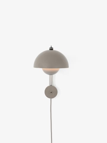 Flowerpot wall lamp VP8 - Grey beige - &Tradition