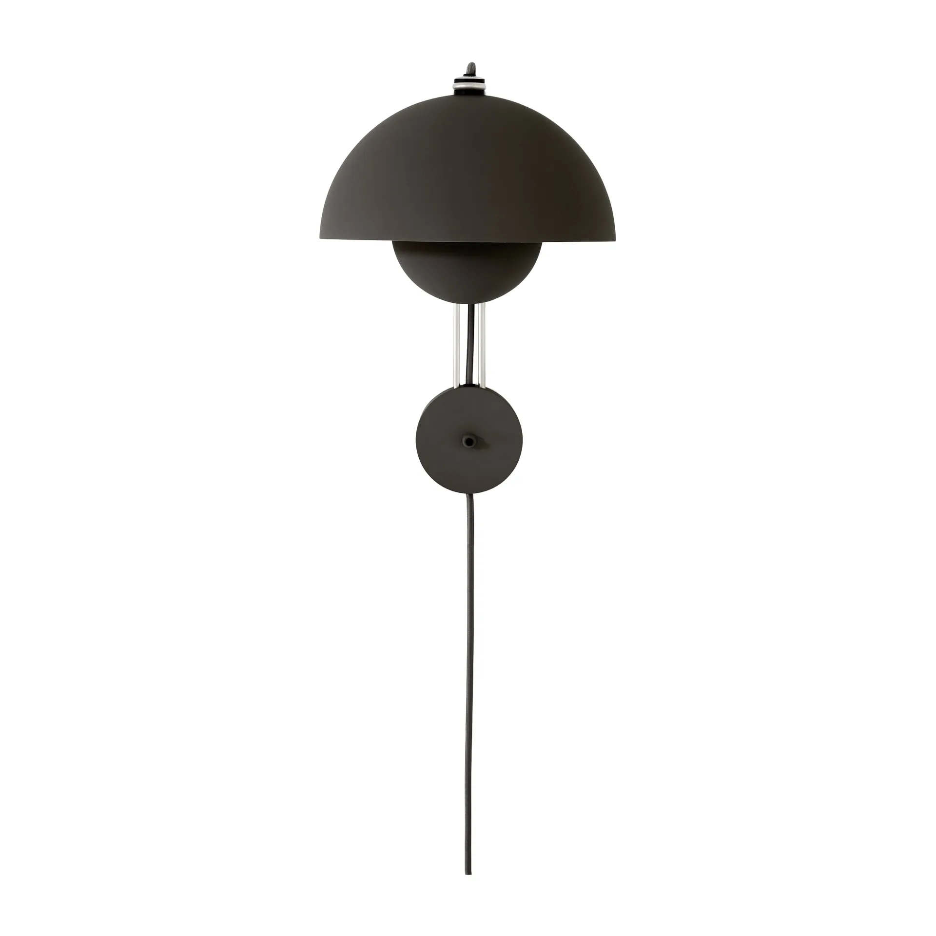 Flowerpot wall lamp VP8, Matte black &Tradition