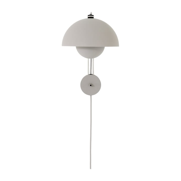 Flowerpot wall lamp VP8 - Matte light-grey - &Tradition