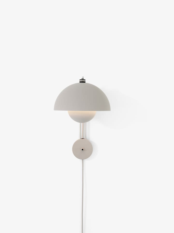 Flowerpot wall lamp VP8 - Matte light-grey - &Tradition