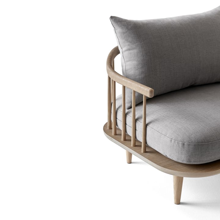 Fly Chair   Sc1 - Lightoiled oak + beige fabric - &Tradition