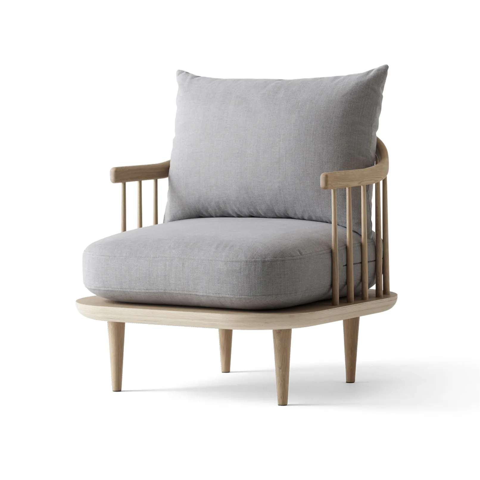 Fly Chair SC10, White oiled oak. light grey &Tradition