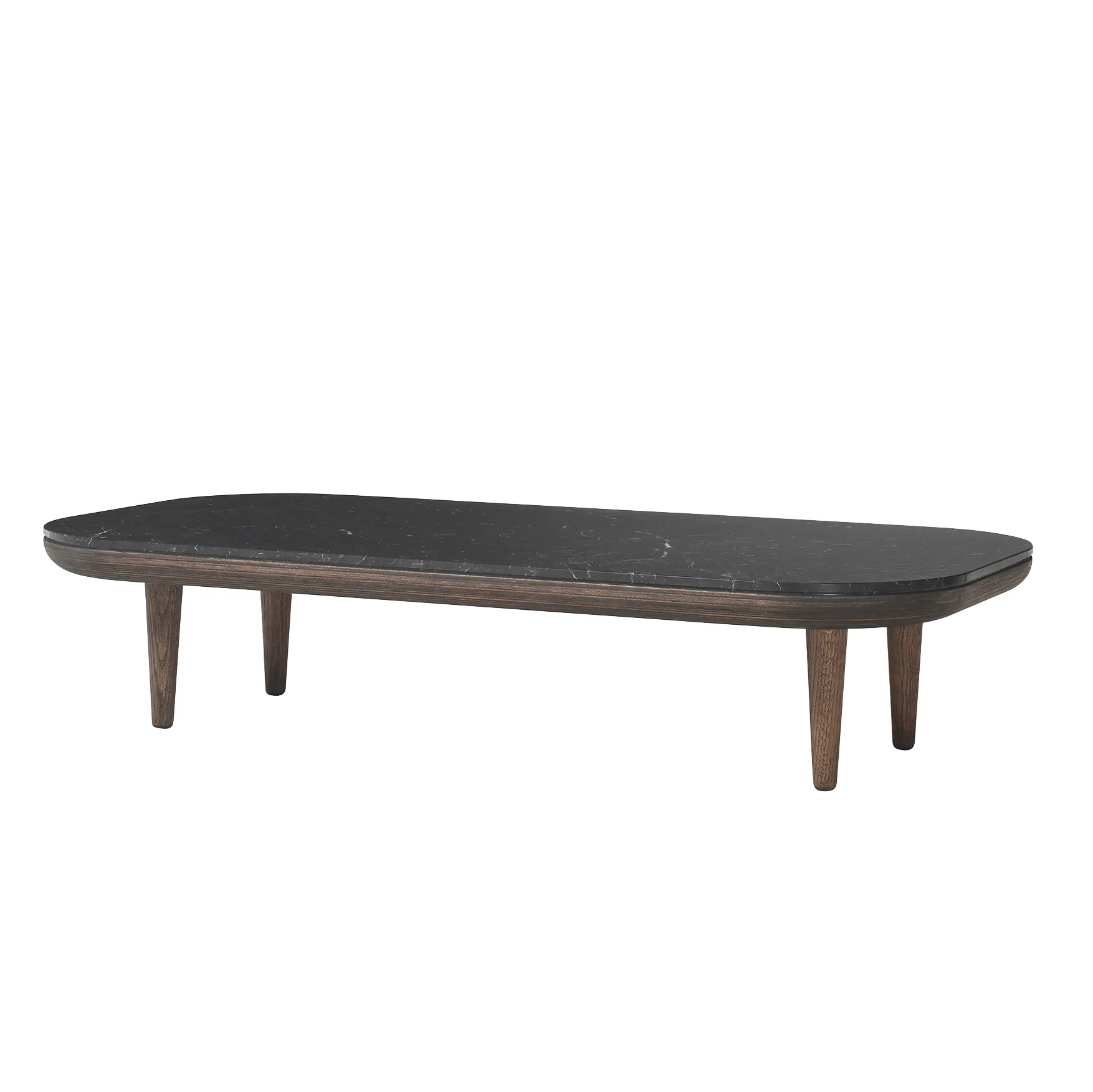 Fly table SC5, Smoked oiled oak + black marble &Tradition