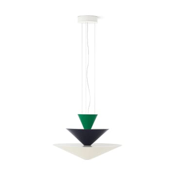 Gio LN14 pendant lamp Ø60 cm - Signal green-deep blue-ecru - &Tradition