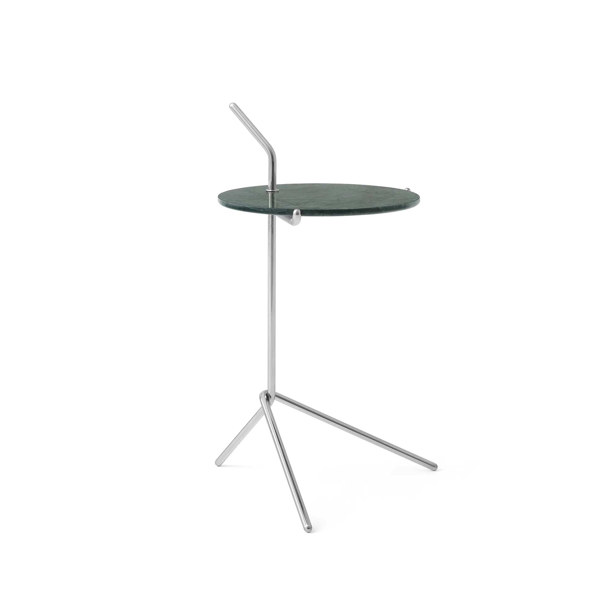 Halten SH9 side table, Verde guatemala-stainless steel &Tradition
