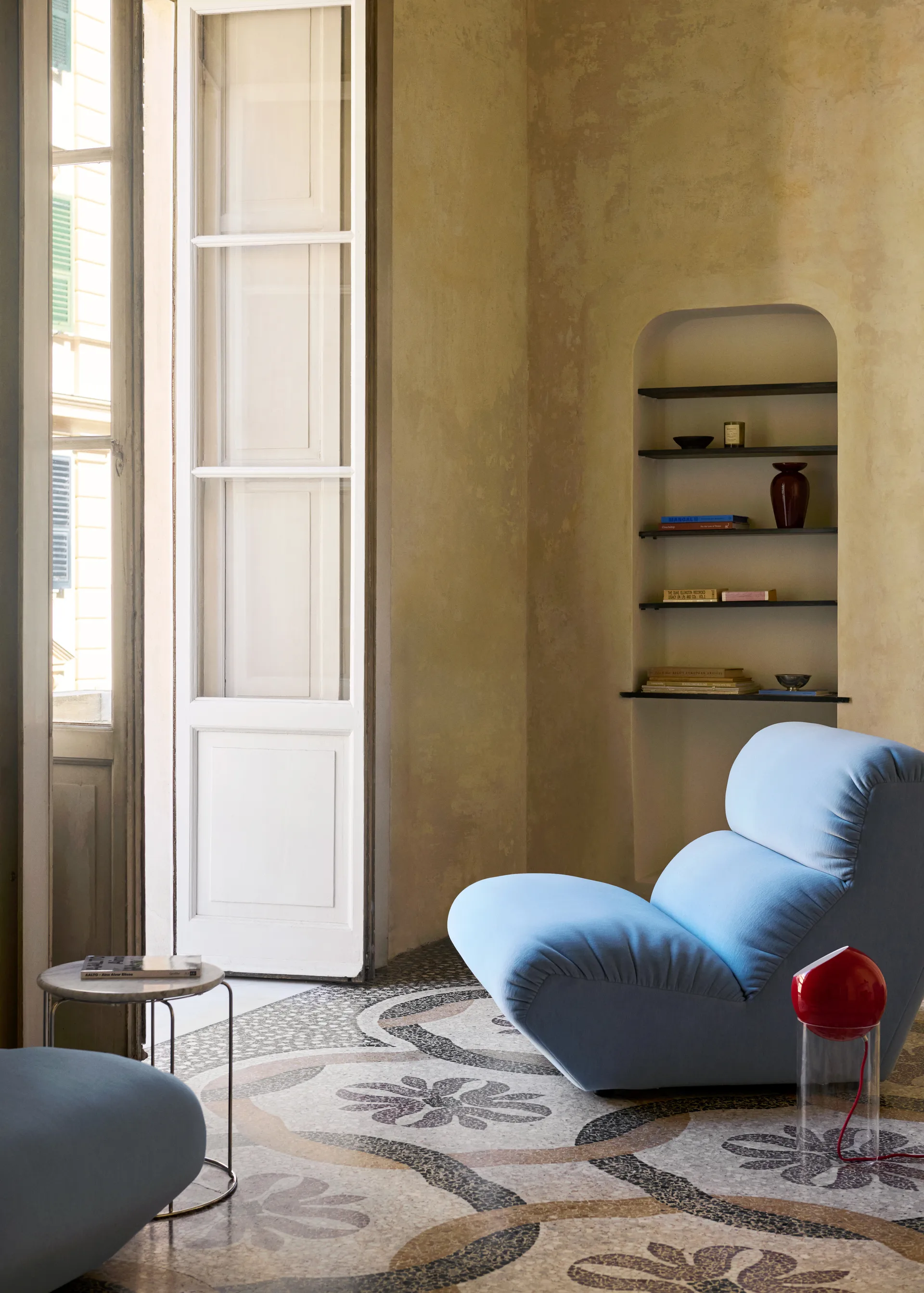 Hi Lo AV54 modular sofa center module, Gentle 0733 &Tradition