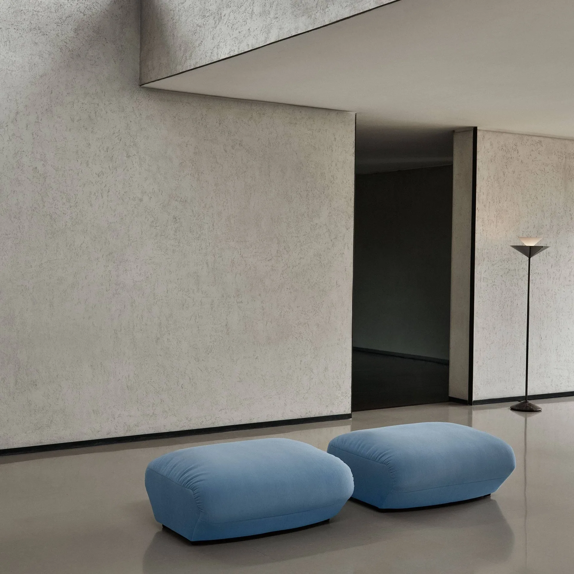 Hi Lo AV56 pouffe, Gentle 0733 &Tradition