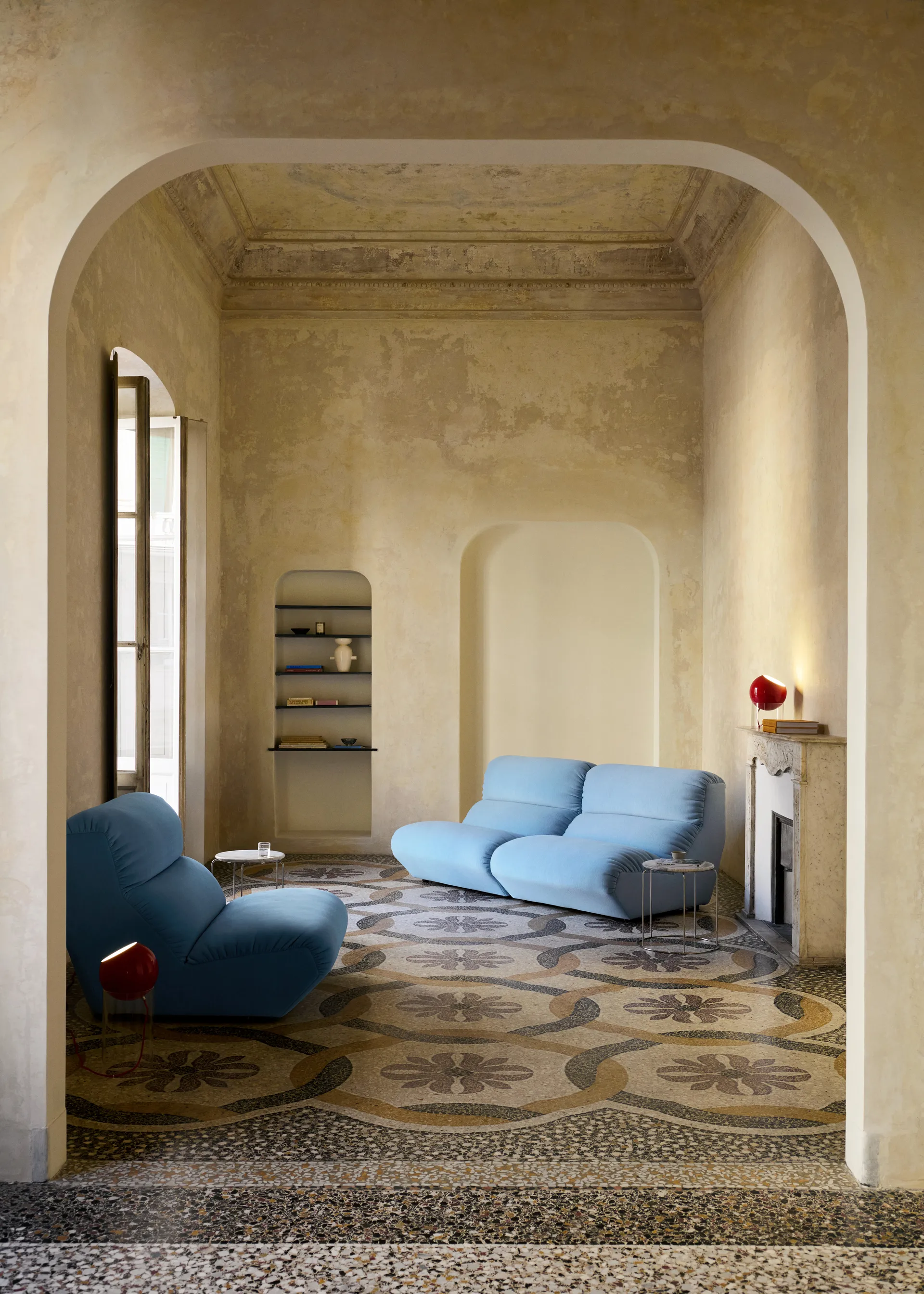 Hi Lo modular sofa configuration A Gentle 0733,  &Tradition