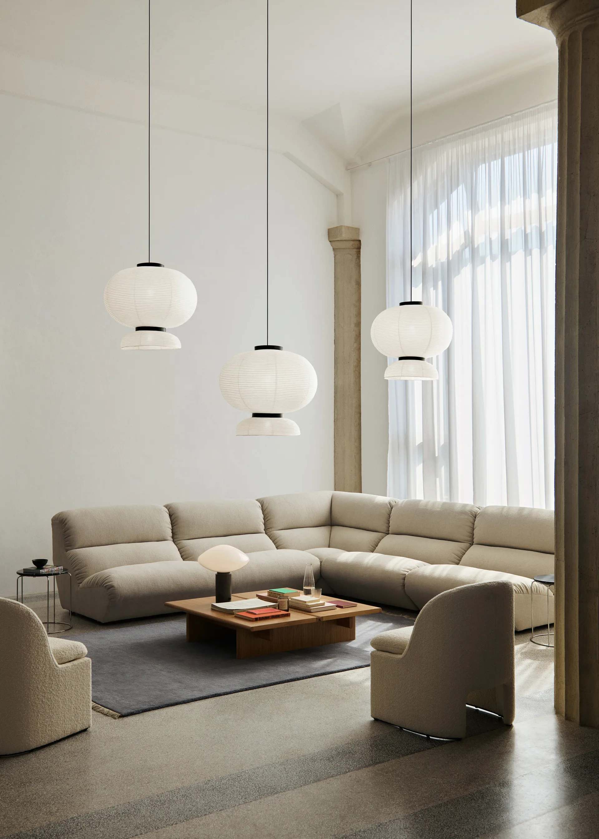 Hi Lo modular sofa configuration G Grain 61229 &Tradition