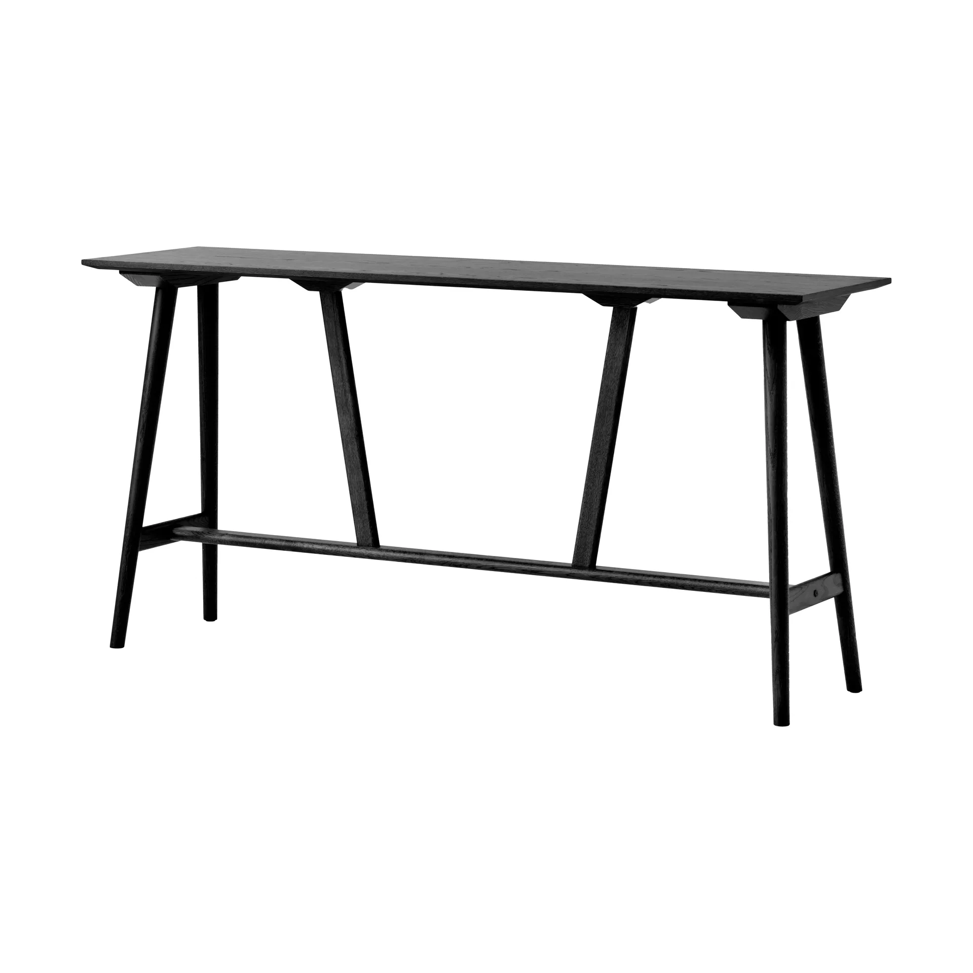 In Between SK25 Counter Table 190x50x95 cm, Black laquered oak &Tradition