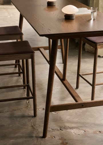 In Between SK26 Counter Table 190x80x95 cm - Smoked lacquered oak - &Tradition