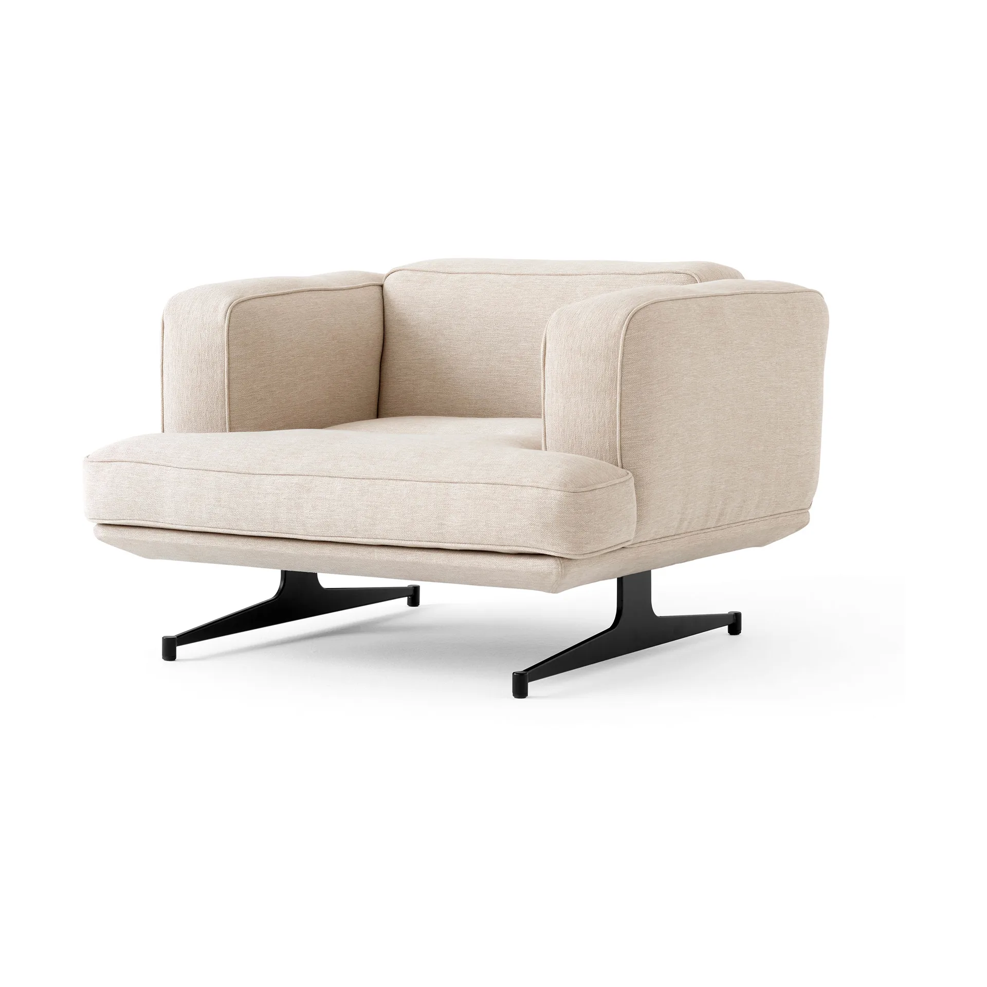 Inland AV21 armchair, Clay 0011-warm black &Tradition