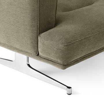 Inland AV21 armchair - Clay 0014-polished aluminium - &Tradition