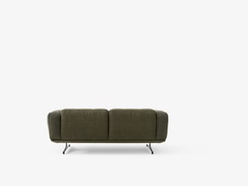 Inland AV22 sofa 2-seater - Clay 0014-warm black - &Tradition