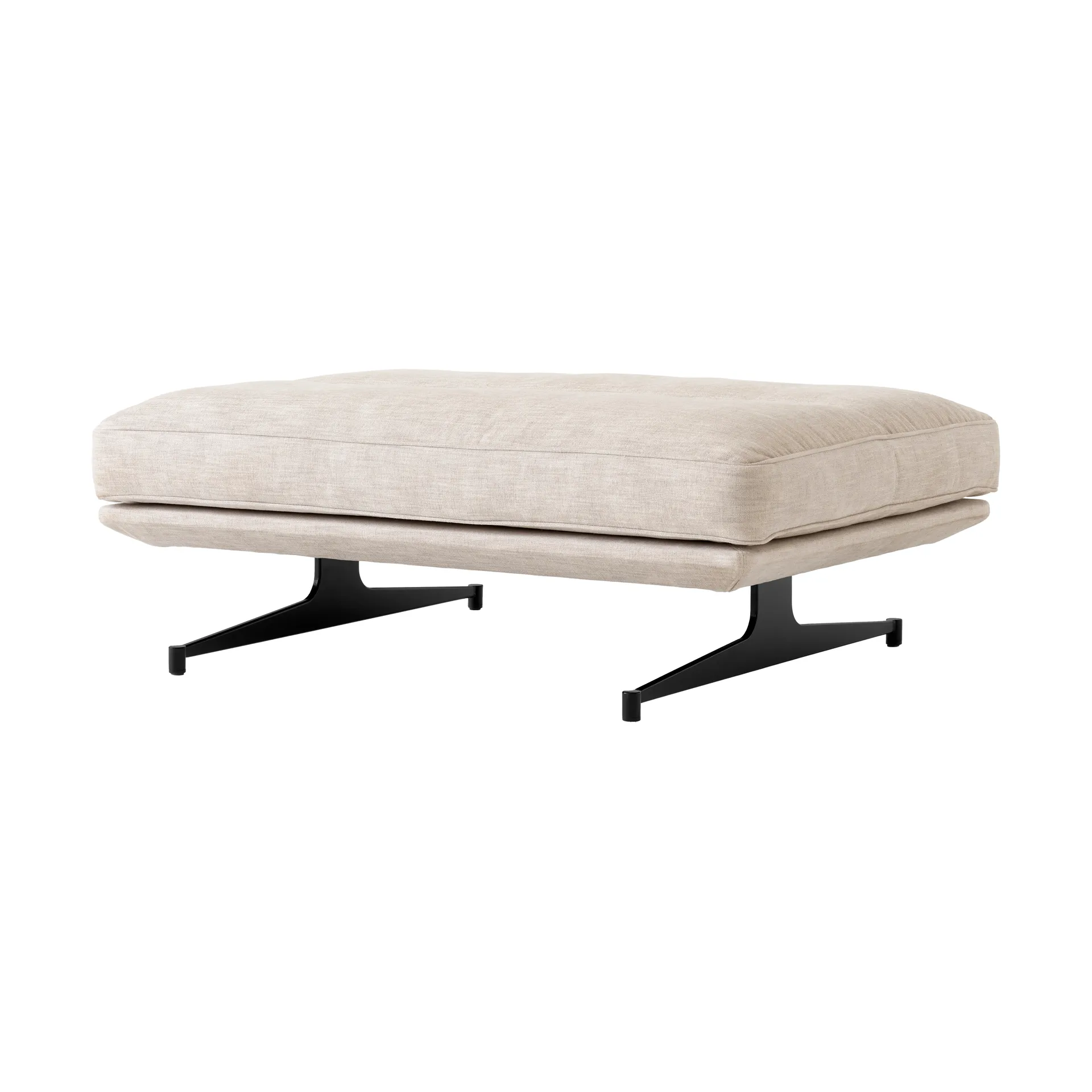 Inland AV32 pouf 78x113 cm, Clay 0011-warm black &Tradition