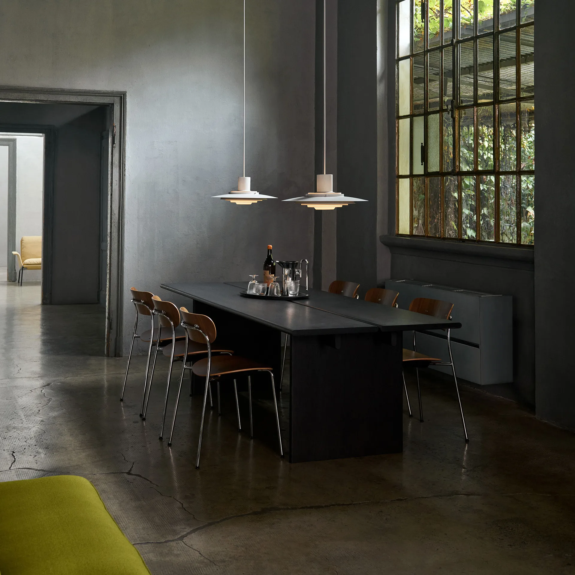 Ita OS2 dining table 95x260 cm, Dark stained oak &Tradition