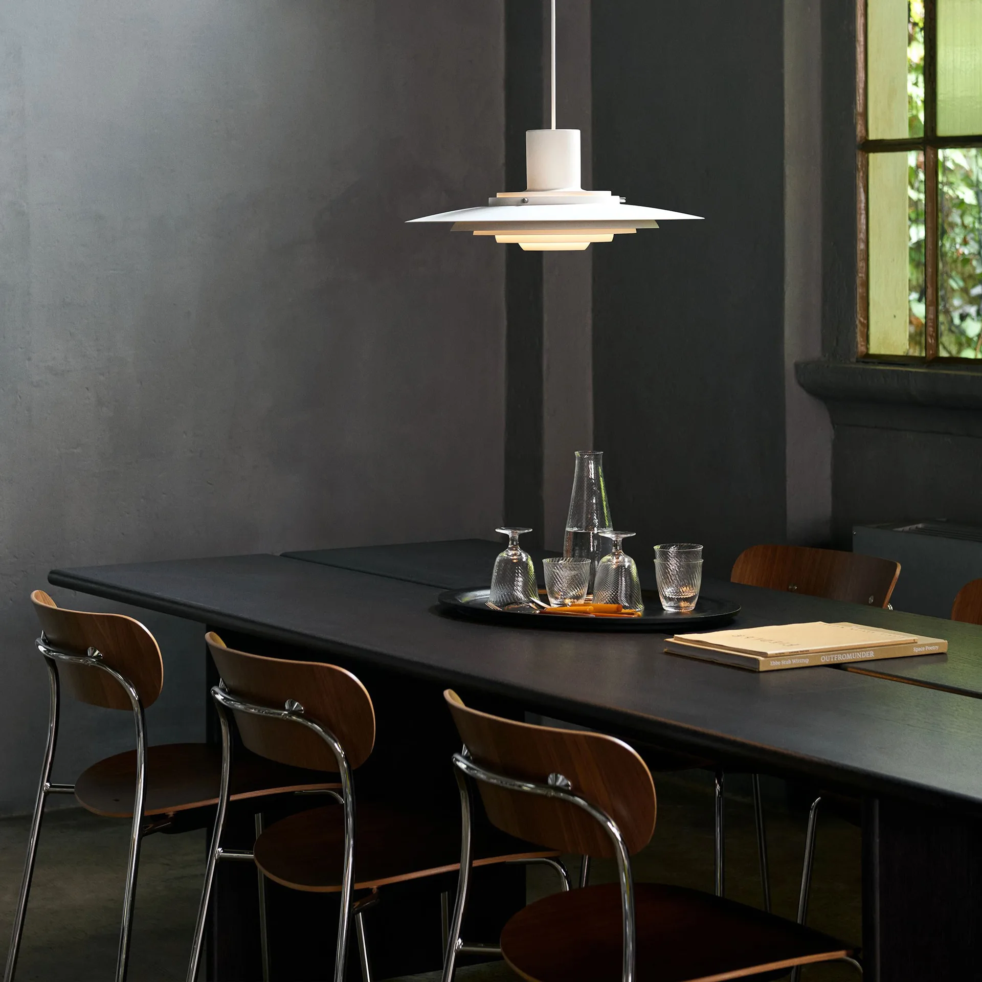 Ita OS2 dining table 95x260 cm, Dark stained oak &Tradition