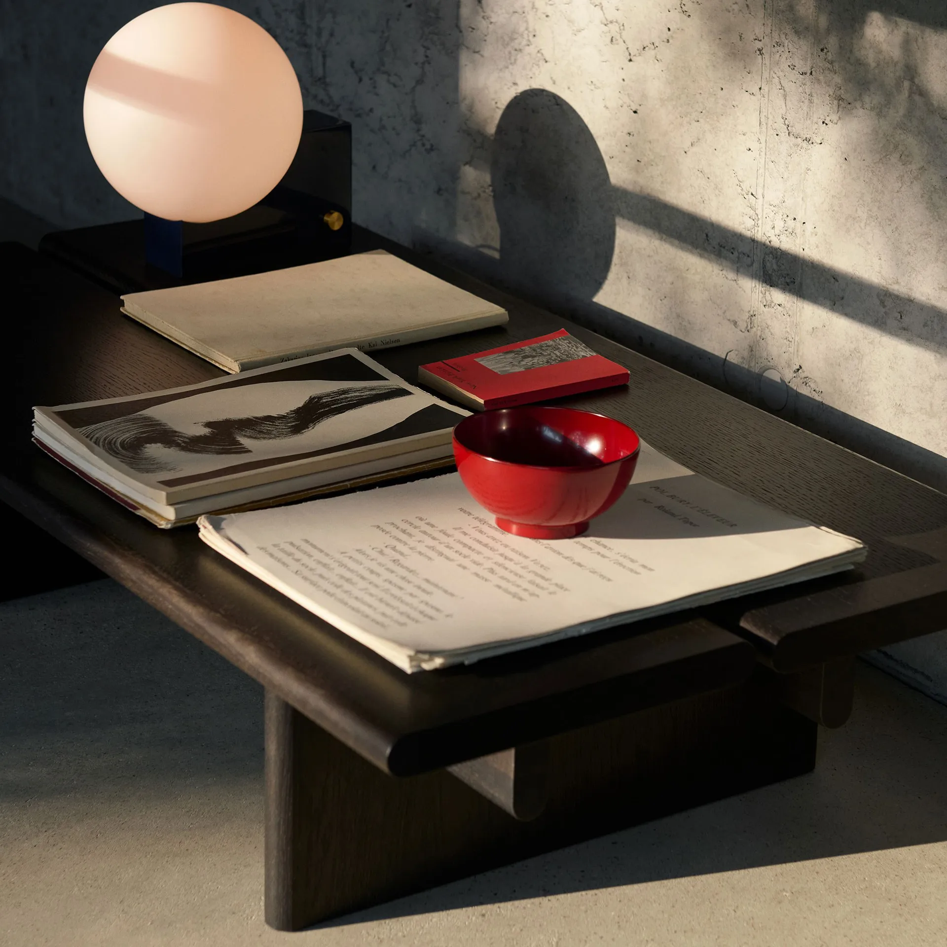 Ita OS3 coffee table 60x110 cm, Dark stained oak &Tradition