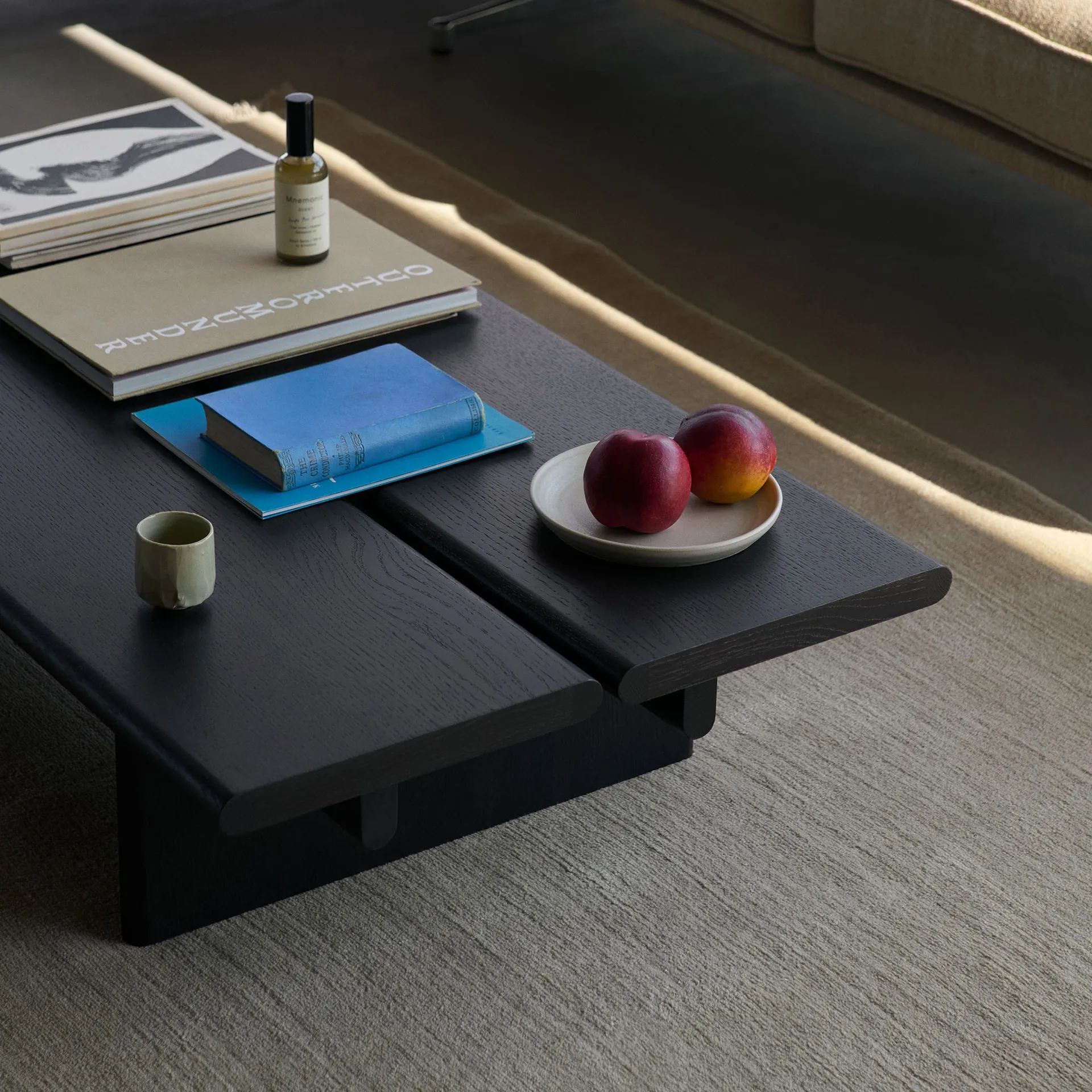 Ita OS3 coffee table 60x110 cm, Dark stained oak &Tradition