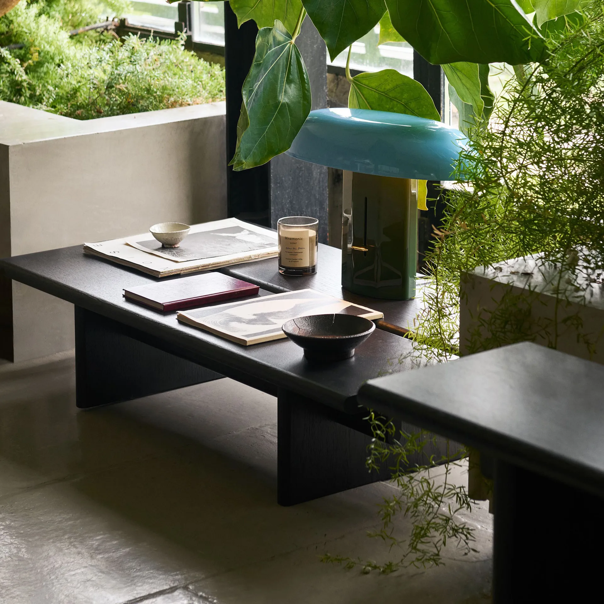 Ita OS3 coffee table 60x110 cm, Dark stained oak &Tradition