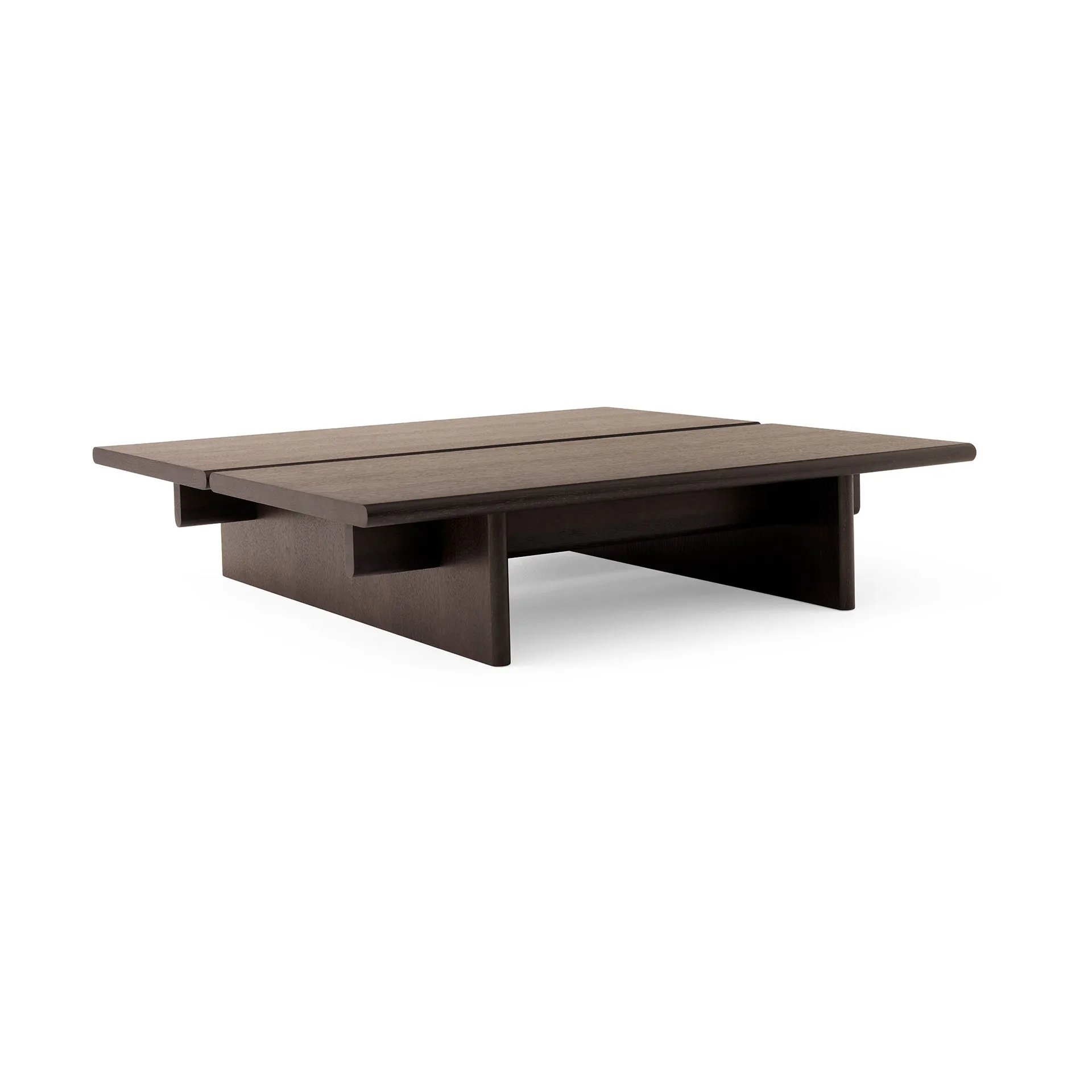 Ita OS4 coffee table 110x110 cm, Dark stained oak &Tradition