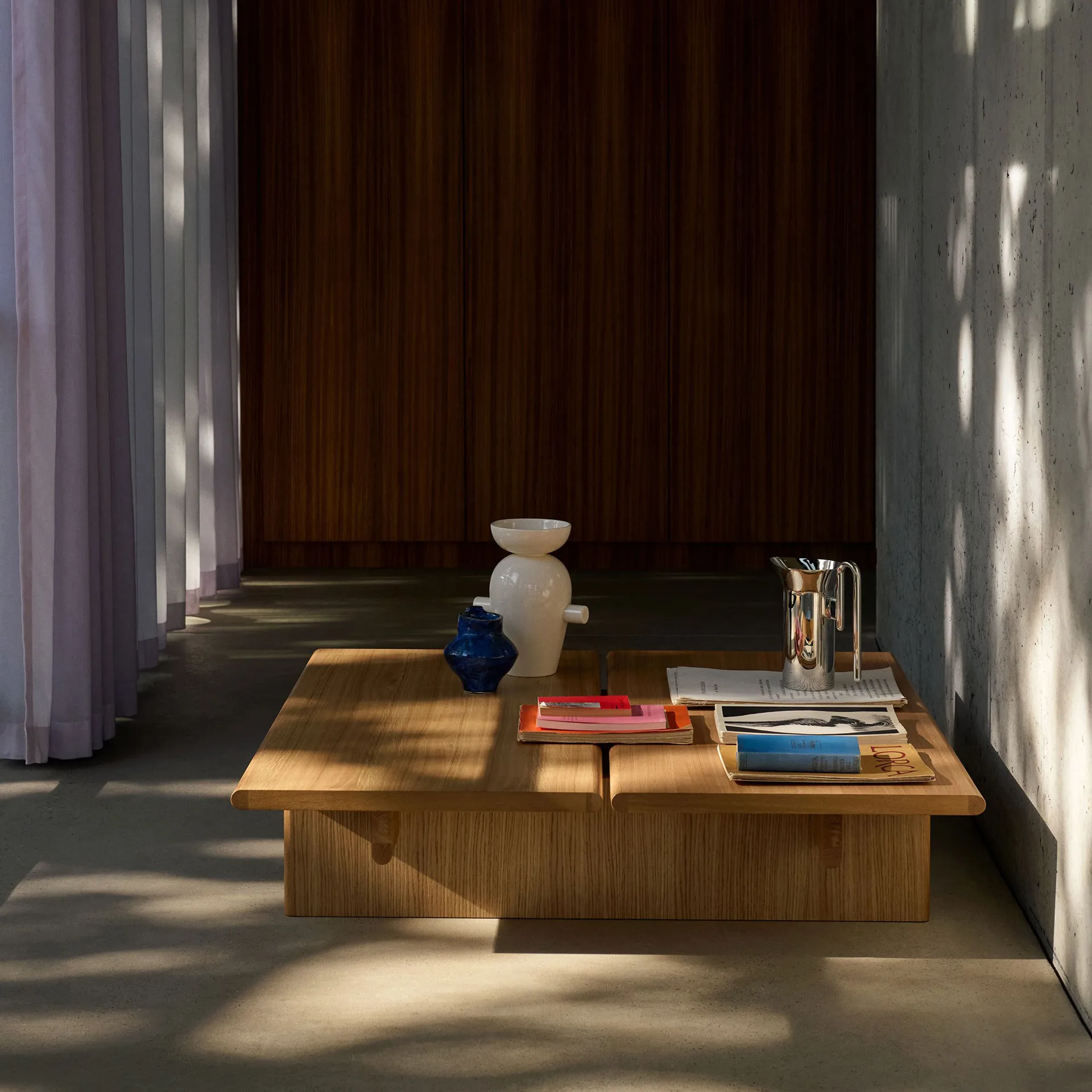 Ita OS4 coffee table 110x110 cm, Oak &Tradition