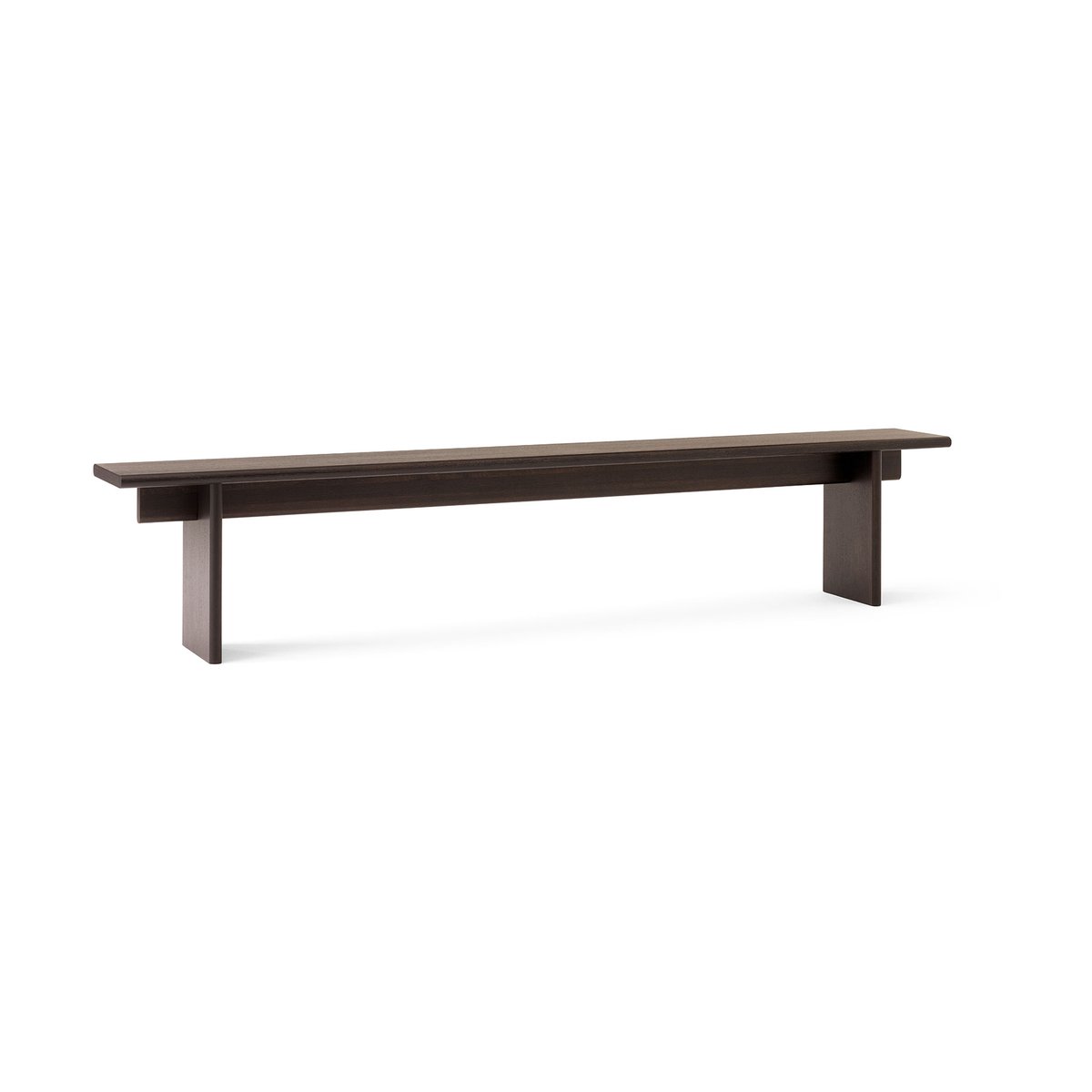 &Tradition Ita OS6 bench 230 cm Dark stained oak | Scandinavian Design | Benches | Brown