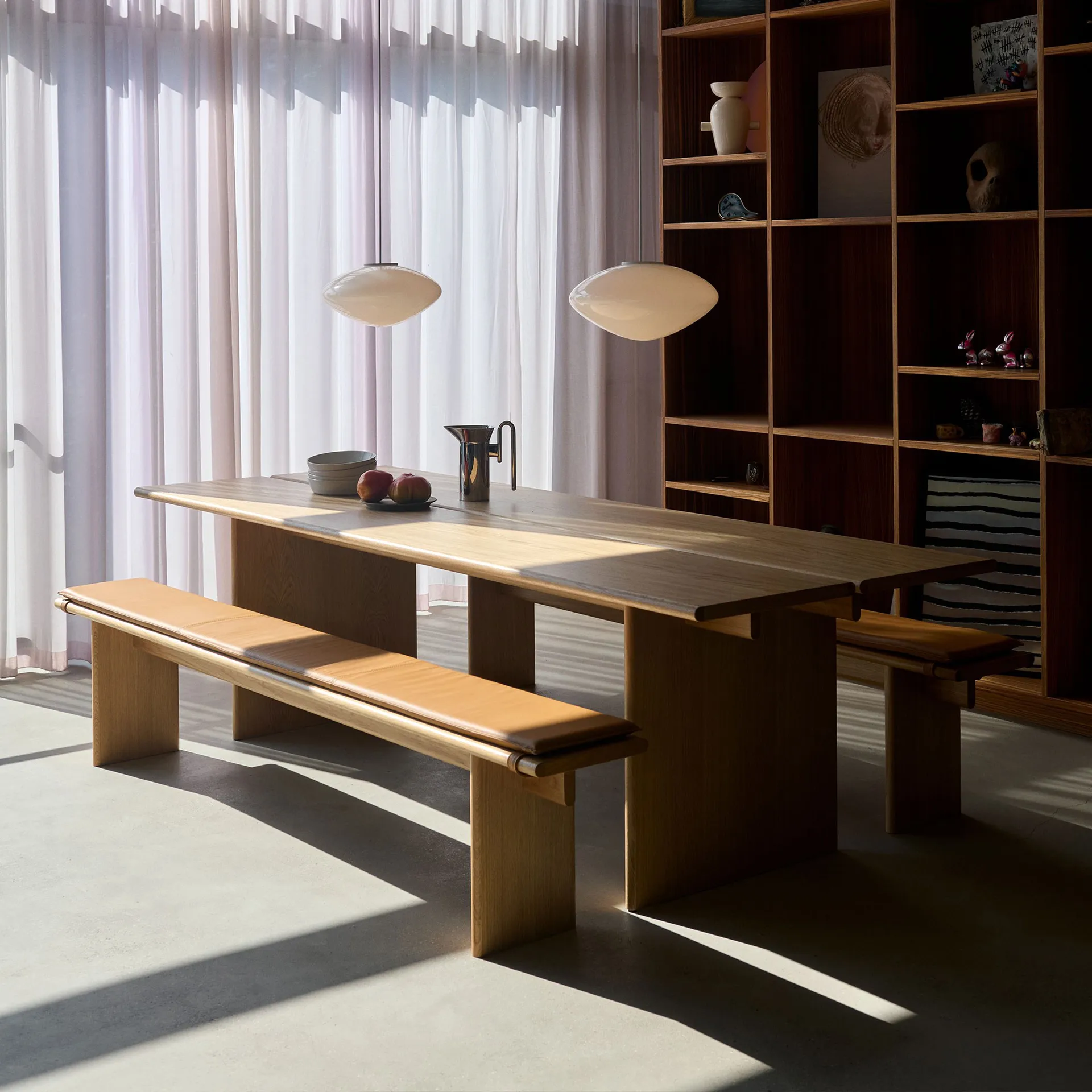 Ita OS6 bench 230 cm, Oak &Tradition