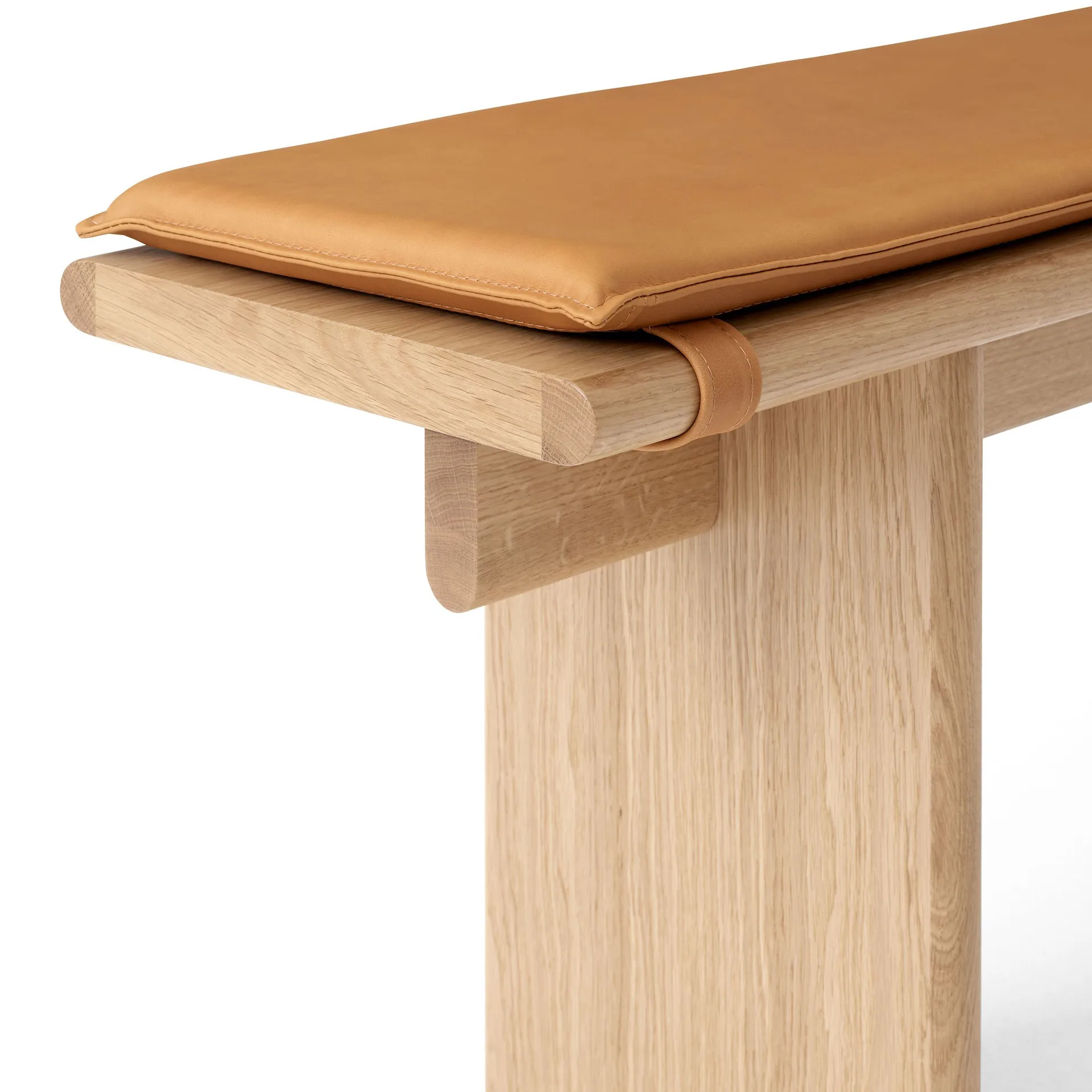 Ita OS6 seat cushion for bench 230 cm, Noble leather congnac &Tradition