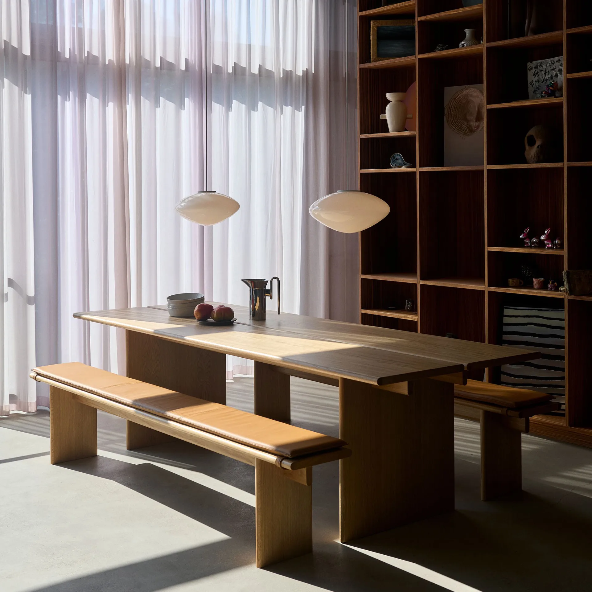 Ita OS6 seat cushion for bench 230 cm, Noble leather congnac &Tradition