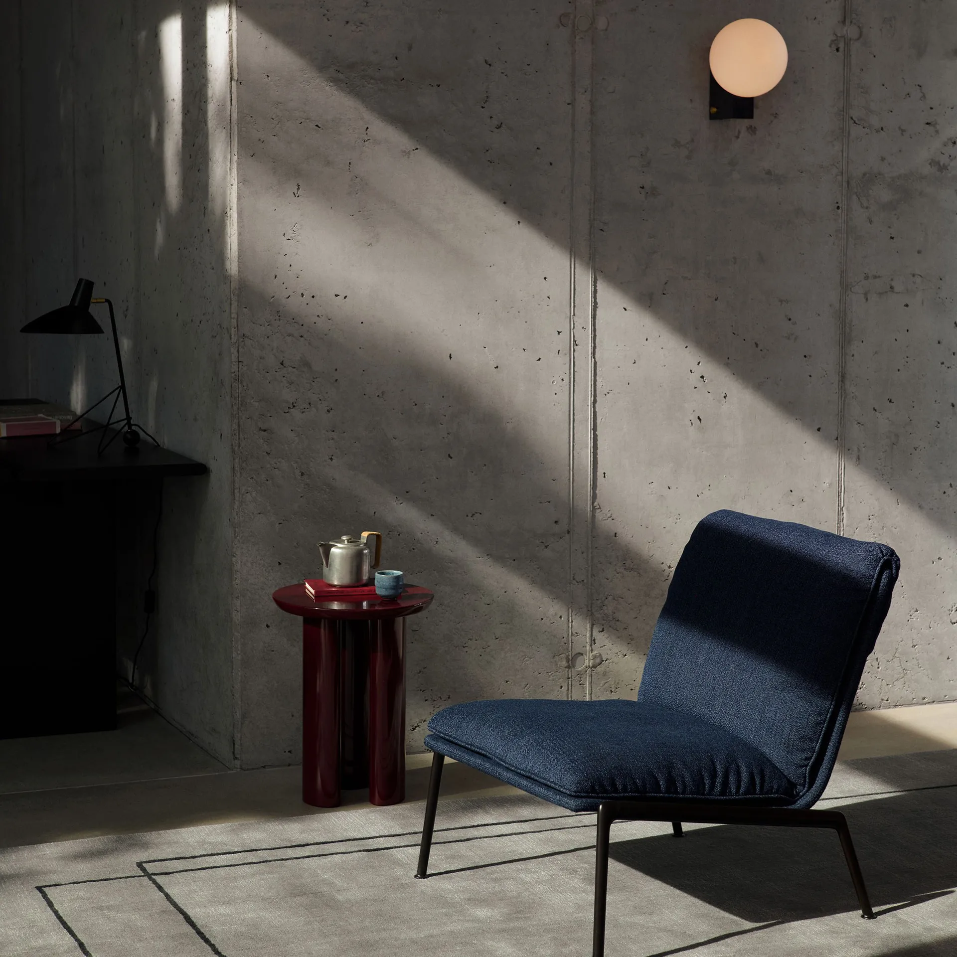 Journey SHY2 wall lamp, Steel blue &Tradition