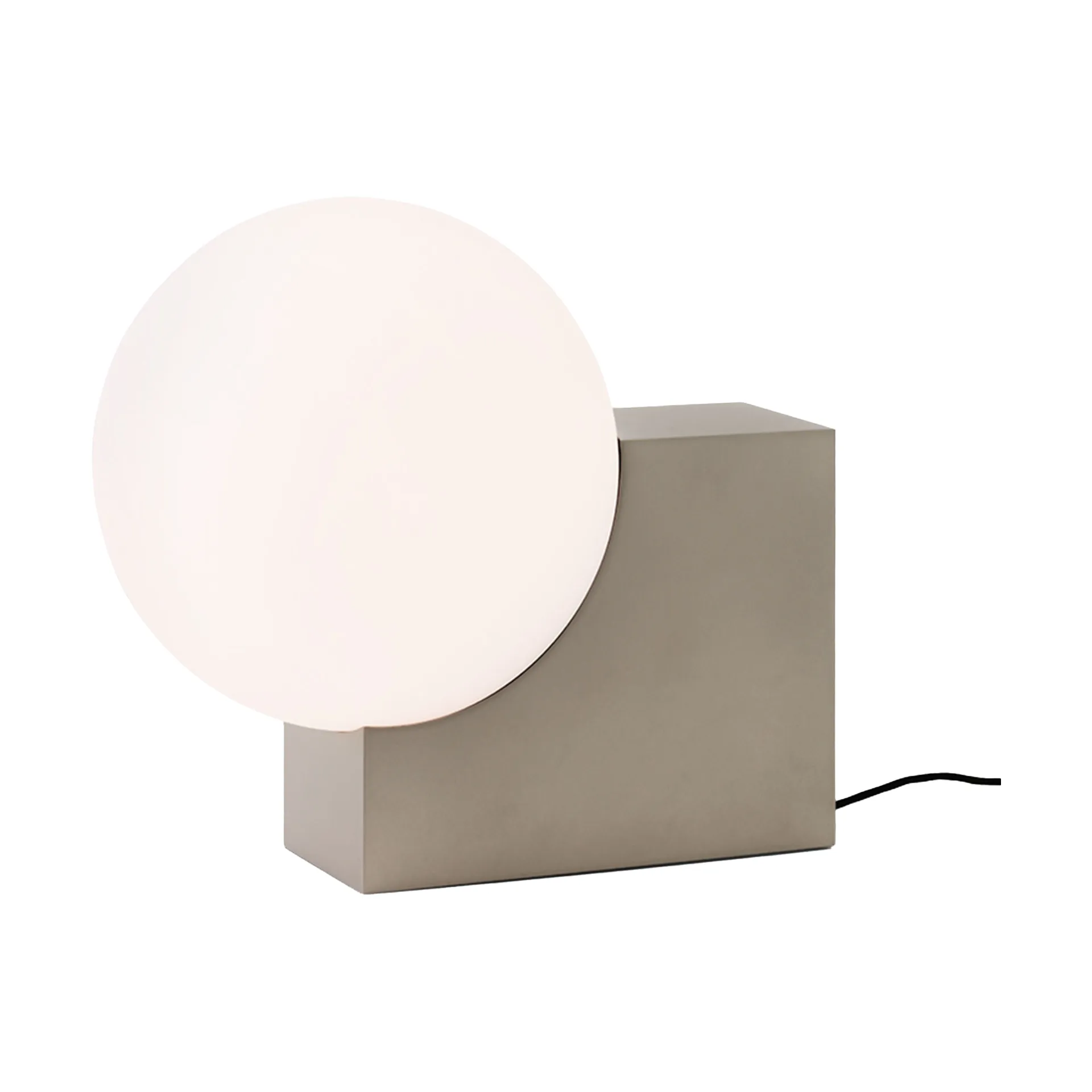 Journey SHY4 floor lamp, Brushed steel-opal glass &Tradition