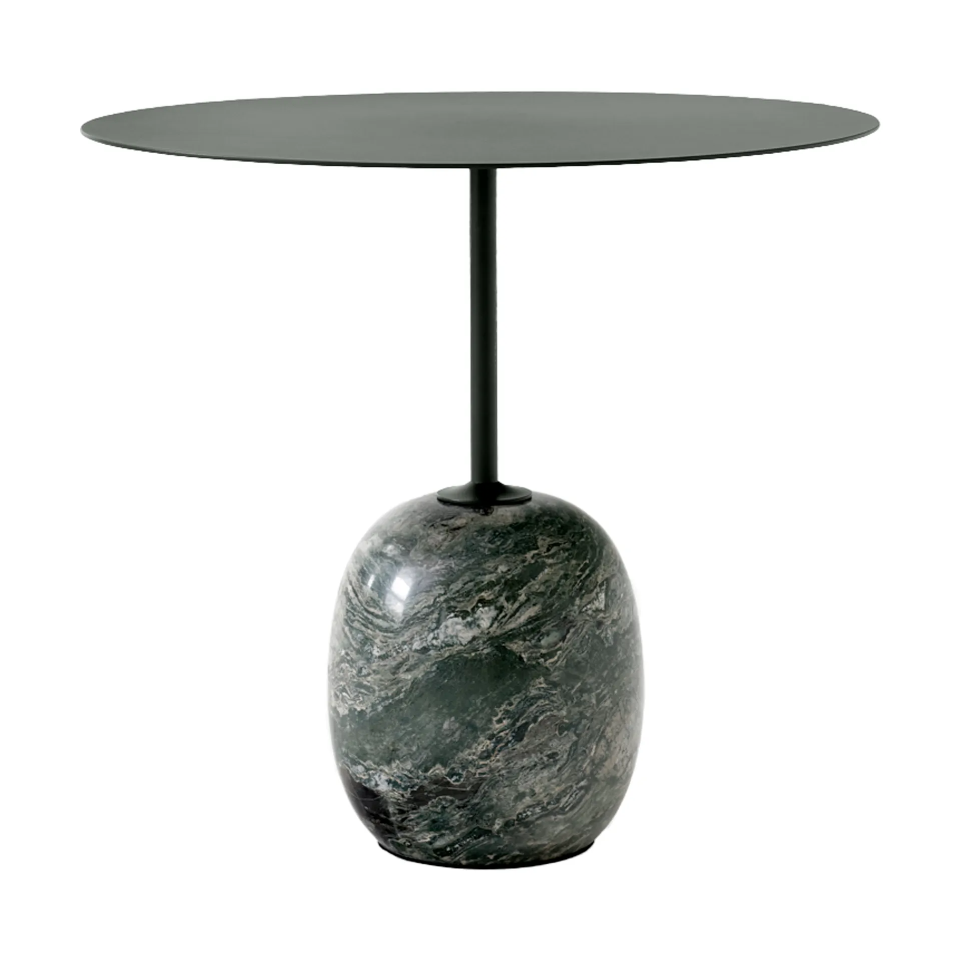 Lato LN9 side table, Deep Green-Verde Alpi Marble &Tradition