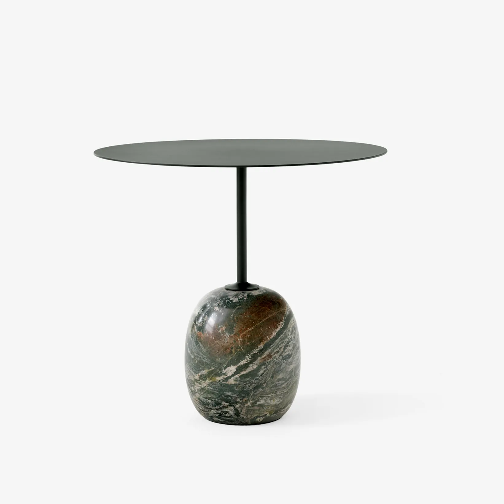 Lato LN9 side table, Deep Green-Verde Alpi Marble &Tradition